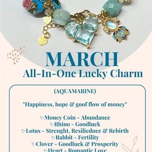 March All in one Birthstones Aquamarine